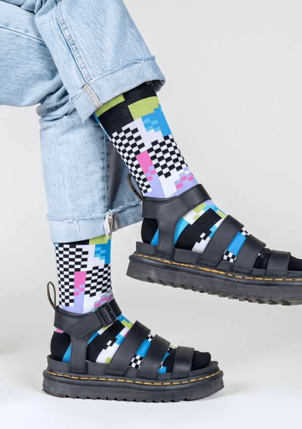 Checkerboard Socks